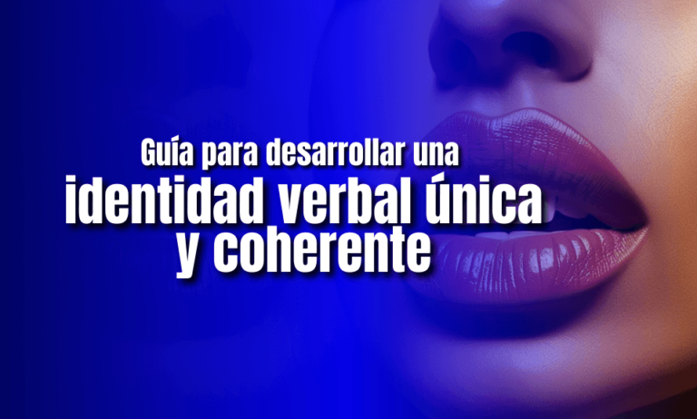 Labios que expresan una identidad verbal única y coherente